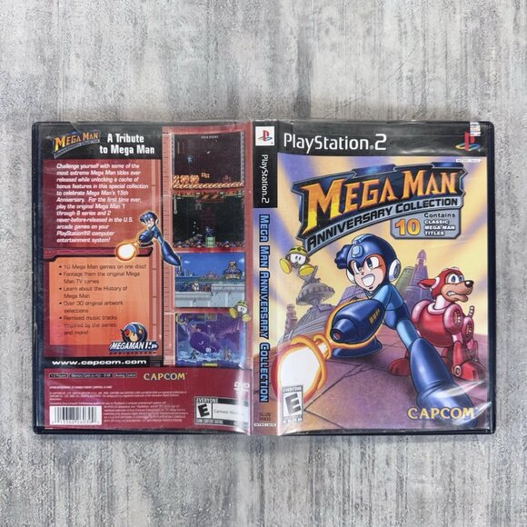 Mega Man Anniversary Collection Playstation 2 PS2 Used CIB Tested Working - Picture 5 of 5